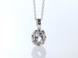 《国産宝石》Sv925 クォーツペンダント 0.93ct