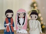 あみぐるみ・クリスマスNativity Scene クリストの降誕　編みぐるみセット