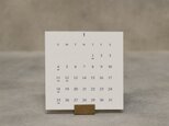 【2026】卓上サイズ活版印刷カレンダー