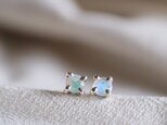 10月誕生石ピアス opal
