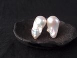 Fishtail Baroque Pearl/オイスターバロックパール クリップイヤリング(Gold color)