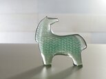 馬のオブジェ［翡翠］②