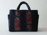 ROSE FRANCE RIBBON STANDARD BAG [BLACK]