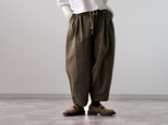 新色/オールシーズン◎/サーカスパンツ《カーキ》