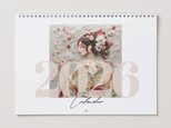 ２０２６年　切り絵　クイリング　ペーパークラフト　クラフトアート　飾り絵　A4　壁掛け　カレンダー　