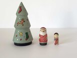 クリスマスツリー マトリョーシカ　サンタ・靴下ギフト