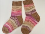 手編みの靴下　「ベリー＆ベリー」