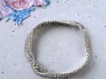 clear rhinestone twist ヴィンテージブレスレット