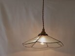 古硝子 のペンダントライト