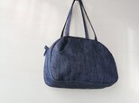 ☆一点もの☆ ボストンバッグミニ デニム(濃紺)