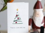 紙ししゅうminiカード クリスマスツリー