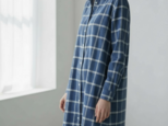 【播州織】フランネル　ウィンターチェック　長袖シャツ/長袖ワンピース