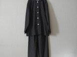 木綿のパジャマ　黒