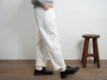 東炊きコーデュロイ ストレートパンツ(オフホワイト) PT27