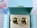 《MONET》 gold knot モネ ヴィンテージイヤリング