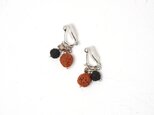 <MTO> -Rudraksha- earrings