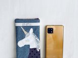 ユニコーンスマホケース  ブルー