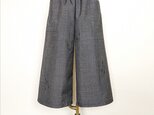 大島紬リメイク＊ガウチョパンツ