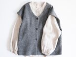 front button knit vest