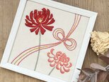 【刺繍キット】花舞う刺繍のスクエアフレーム