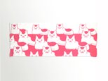 猫の集会　手ぬぐい