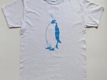 ペンギンＴシャツ、penguin, 半袖シャツ、グレーの画像