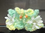 うさぎさん用春色ふりふりケープ
