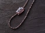 Black Pearl Asymmetry Necklace /ブラックパール アシンメトリーネックレス