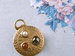 gold pocket watch design ヴィンテージブローチ