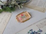 ルーサイトのお花ブローチ(ピンク)
