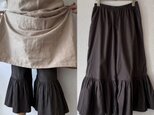 コットンブロード生地フリルペチパンツ(色選択)