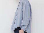 back slit shirts / bluegray