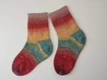 手編みの靴下　No.479