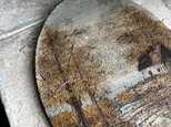 アンティーク　油彩画　秋の風景画