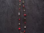 【K14gf】Red Coral Mix Necklace/レッドコーラル ミックスネックレス