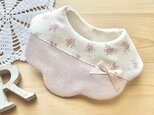 再販♪新作♪pink rose♪オーガニック♪ふわふわやわらかスタイ♪のコピー