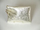 ♥︎3000円均一♥︎ シャンパンゴールドのポーチ(ハンドル付き)
