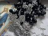 モリオン(黒水晶)のロザリオ