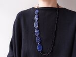 Sodalite × Black Onyx Long Necklace／ソーダライト×ブラックオニキス ロングネックレス