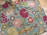 ✳︎ ✳︎ハンドメイド✳︎ リネンミヤコカワグチ水彩野菜柄キッチンファブリック