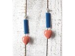 heart love pierced earringsの画像