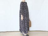 サイドギャザーのボリュームワンピース