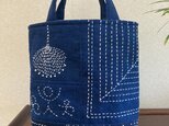 NO. 413 藍染刺子バッグ