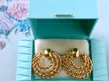 《Avon》 “Golden Braid” エイボン ヴィンテージピアス