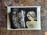 絵本なブックカバー『コブシの花と鳥』