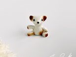 メイフリュイコ　くまのヴィンテージフェーブ　テディベア　フェーヴ　フランス製　陶器