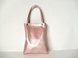 ♥︎3000円均一♥︎再出品 ゴート(山羊革)のシャンパンピンクトート(ミニ)