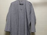 【O様オーダー品】コットンリネンギンガムチェック◆ストレートワンピース ◆オーダーサイズ(やや薄手 綿麻)