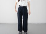 FRECKLE|twill cotton linen/tack pants/phantom/size1.2