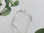 シルバー/ロングネックレス｜抜け感ネックレス アートネックレス シルバー925